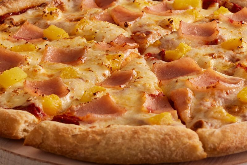 Pizza Hawaiana (Porción)